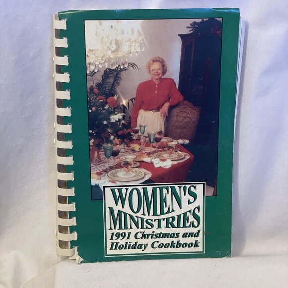 Women's Ministries 1991 Christmas and Holiday Cookbook Walter's Cookbooks Vintag - Picture 2 of 12